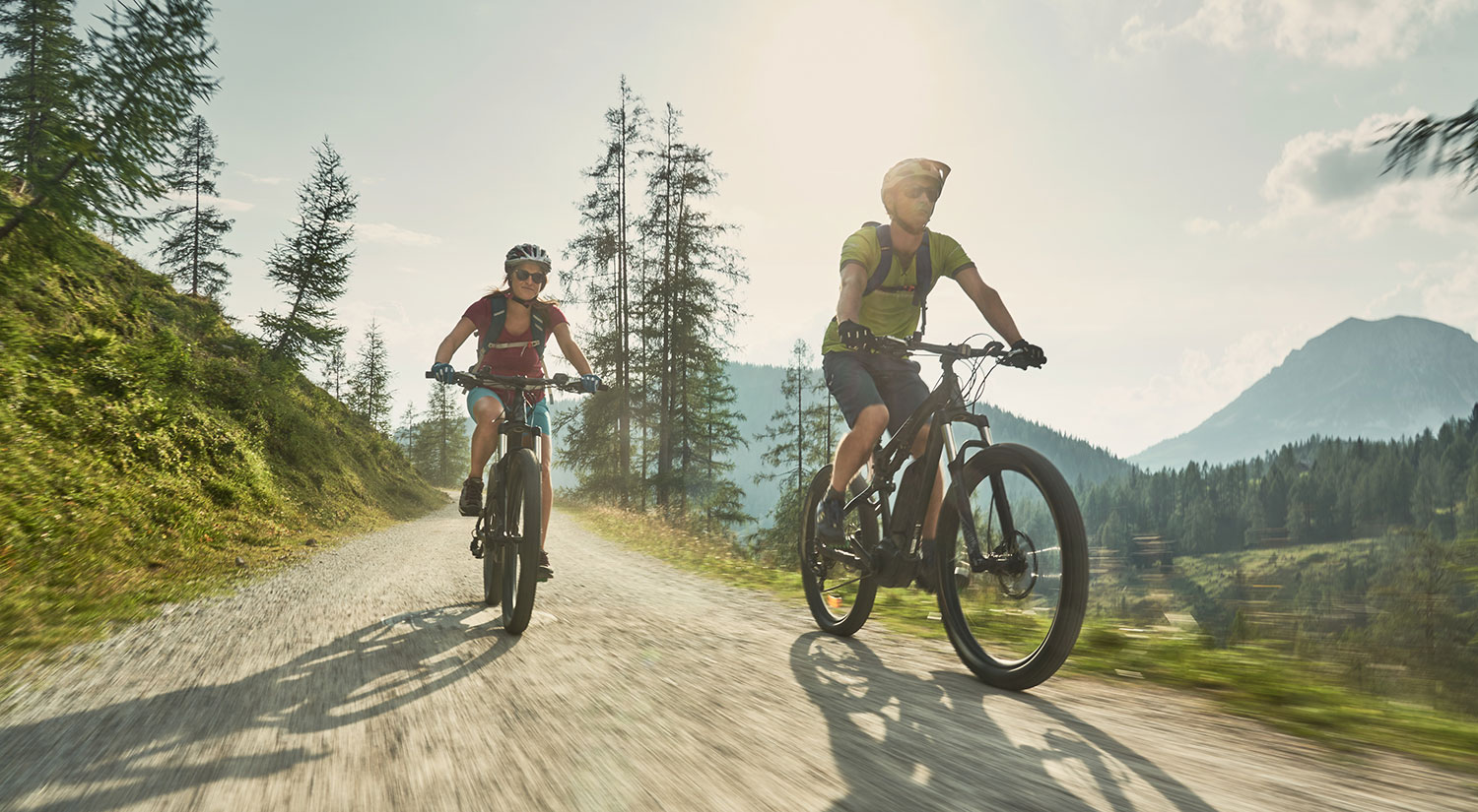 Setting off on your bike from Hochegg (c) Peter Burgstaller